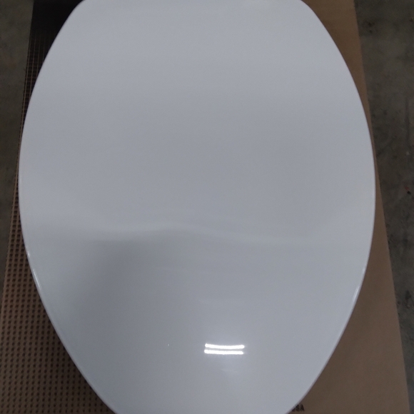 BENEKE BEMIS ELONGATED WHITE TOILET SEAT IN BOX - Picture 5 of 16